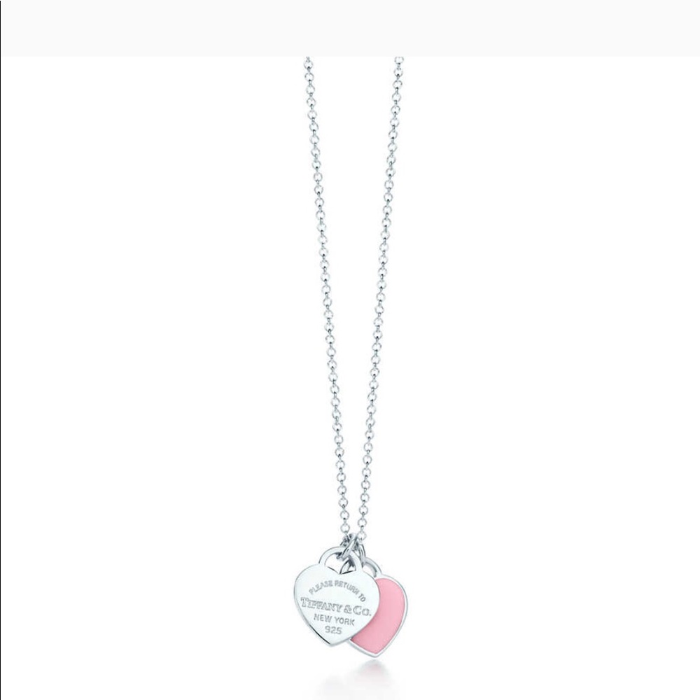 Tiffany’s Mini Double necklace ❤️ enamel missing